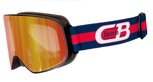 No. 3 REVO / CB SPORTS Goggles - Solar Orange w/Classic Strap